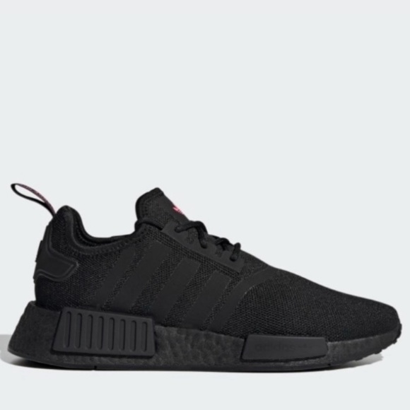 adidas NMD R1 Primeblue Black Solar Pink - Picture 2 of 9